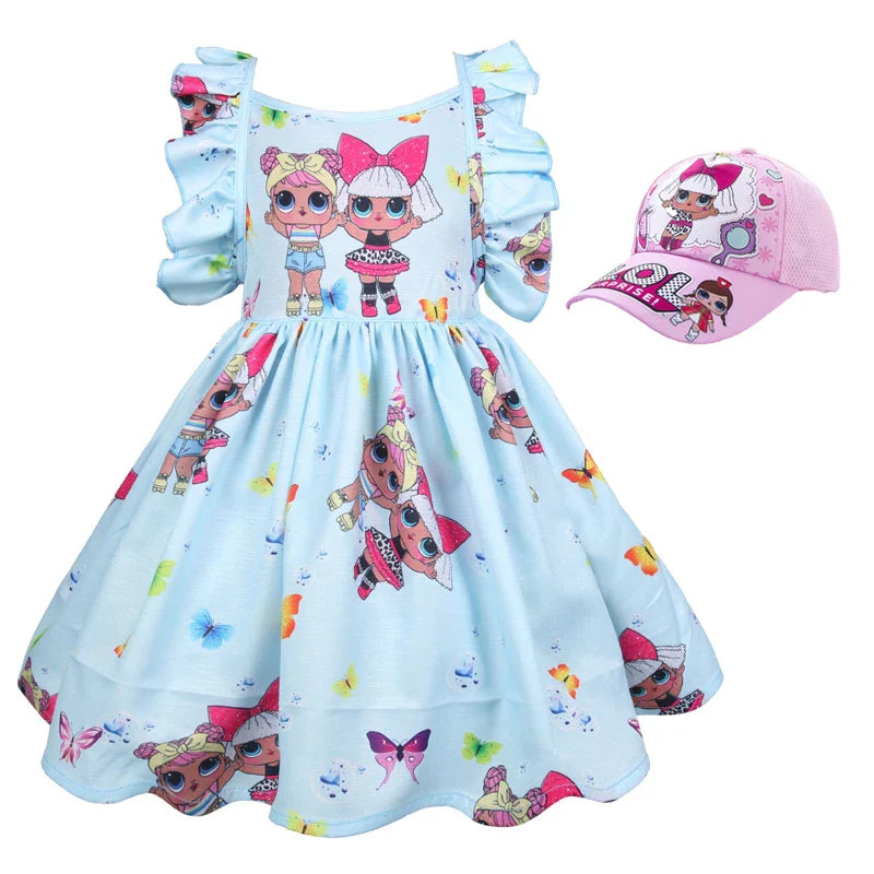 Fantasia Infantil Lol Surprise com Boné