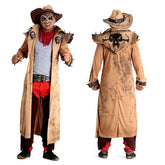 Fantasia Cowboy Zombie Adulto - Halloween
