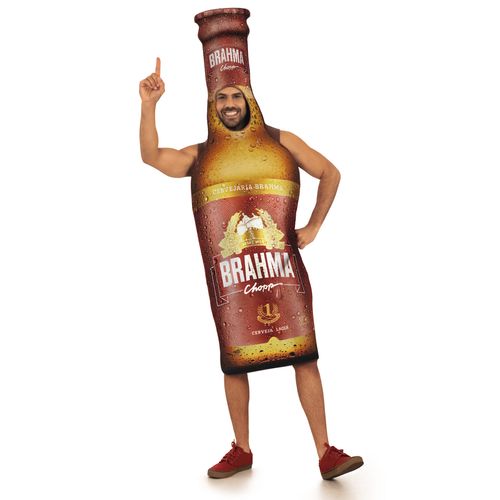 Fantasia Brahma Garrafa Unissex Adulto - Carnaval