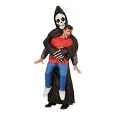 Fantasia Inflável Pânico Humano Halloween Adulto