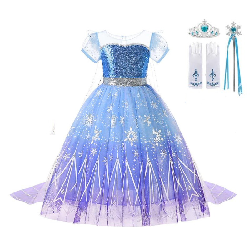 Fantasia Elsa Infantil