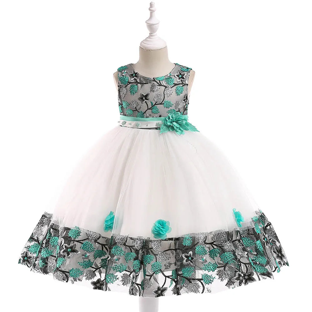 Vestido Infantil Flora e Flores