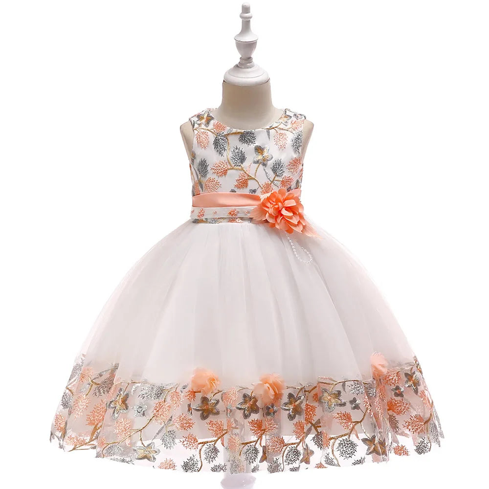 Vestido Infantil Flora e Flores