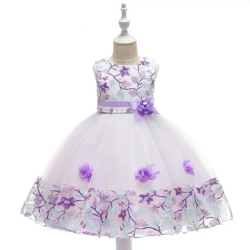 Vestido Infantil Flora e Flores