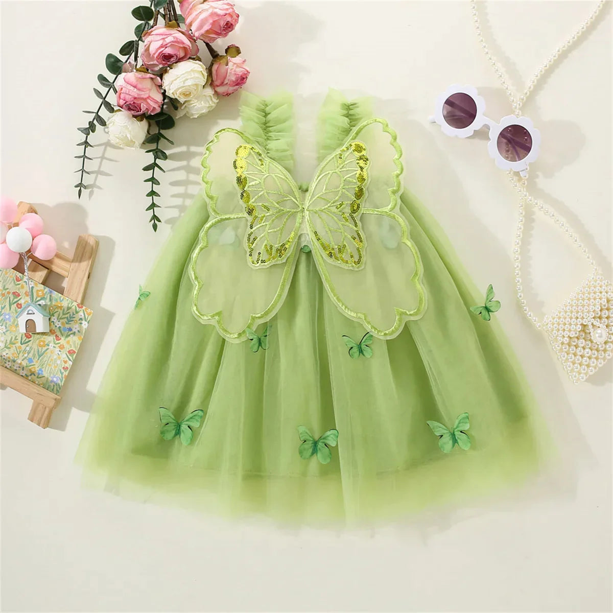 Vestido Asas de Sonho Infantil