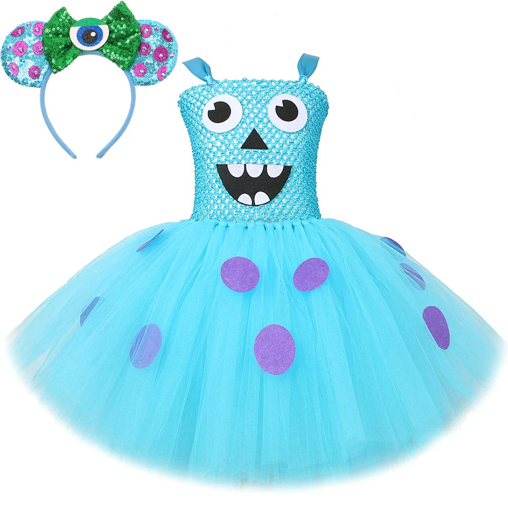 Vestido Sullivan Infantil - Monstros SA