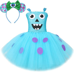 Vestido Sullivan Infantil - Monstros SA