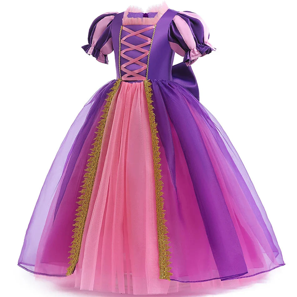 Fantasia Rapunzel Infantil Encantada