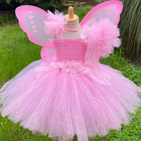 Fantasia Borboleta Rosa Infantil