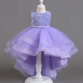 Vestido Infantil Pétalas de Rosa