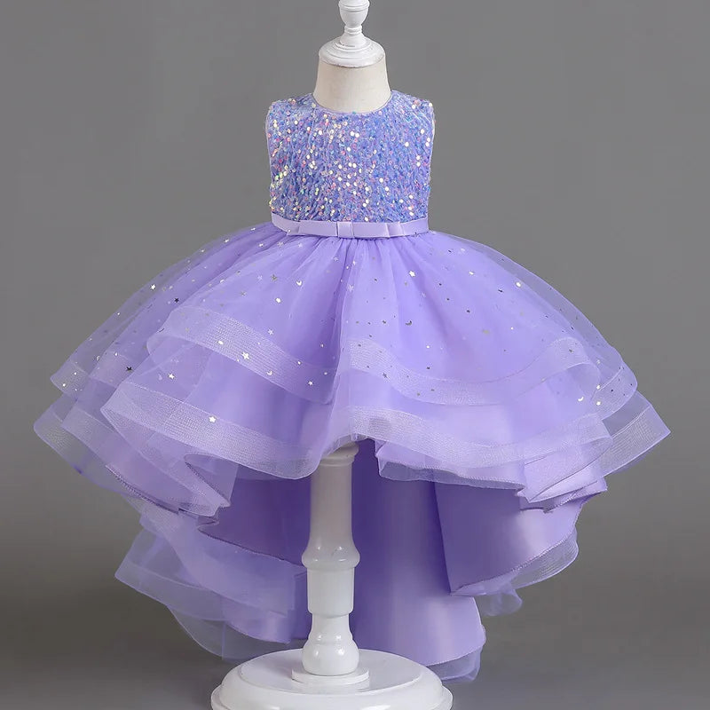 Vestido Infantil Pétalas de Rosa
