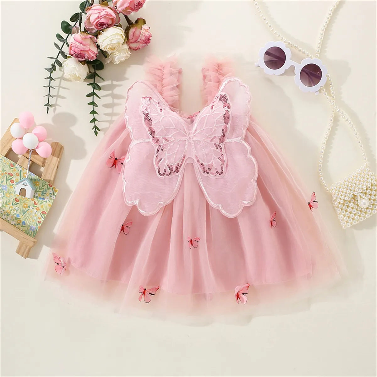 Vestido Asas de Sonho Infantil