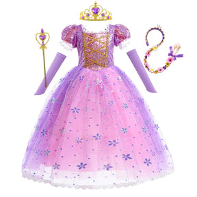 Fantasia Rapunzel Infantil