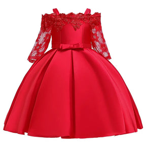 Vestido Infantil Renda de Primavera