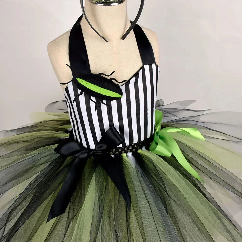 Fantasia Beetlejuice Menina Infantil