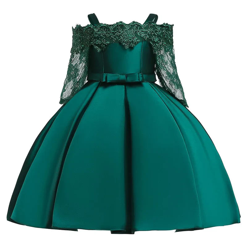 Vestido Infantil Renda de Primavera