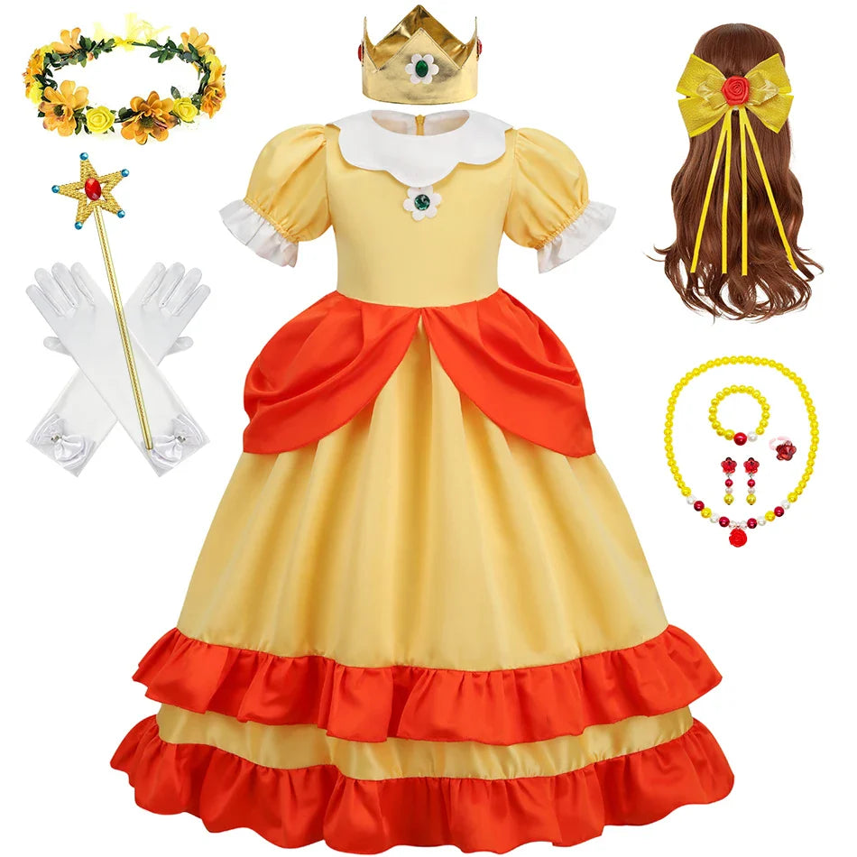Fantasia Princesa Daisy - Mario Bros