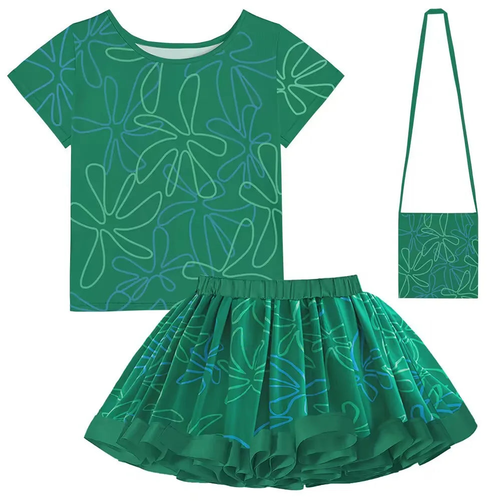Conjunto Saia e Camiseta Nojinho Infantil