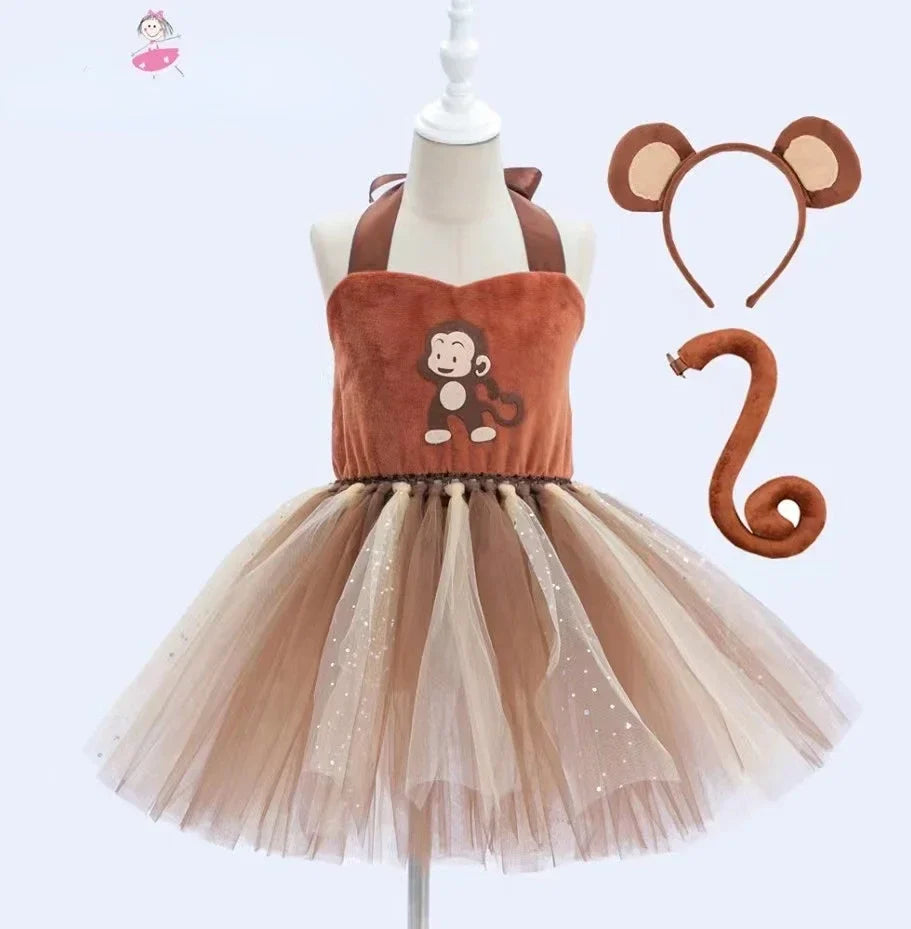 Vestido Macaco Infantil