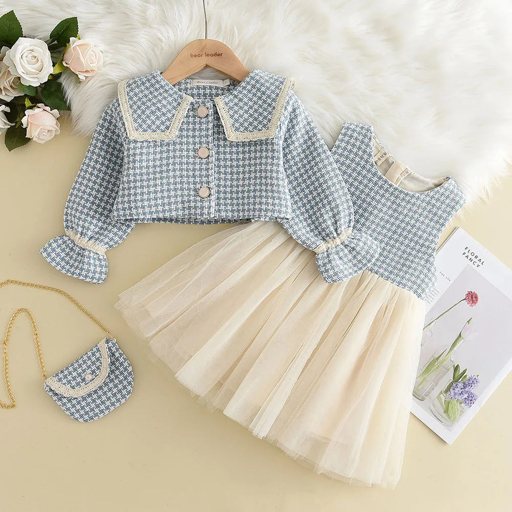 Conjunto Infantil Xadrez com Bolsa