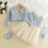 Conjunto Infantil Xadrez com Bolsa