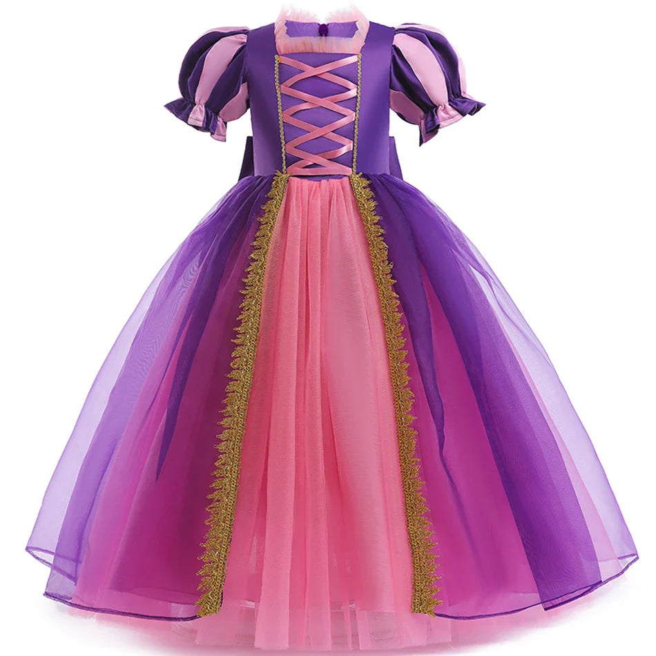 Fantasia Rapunzel Infantil Encantada