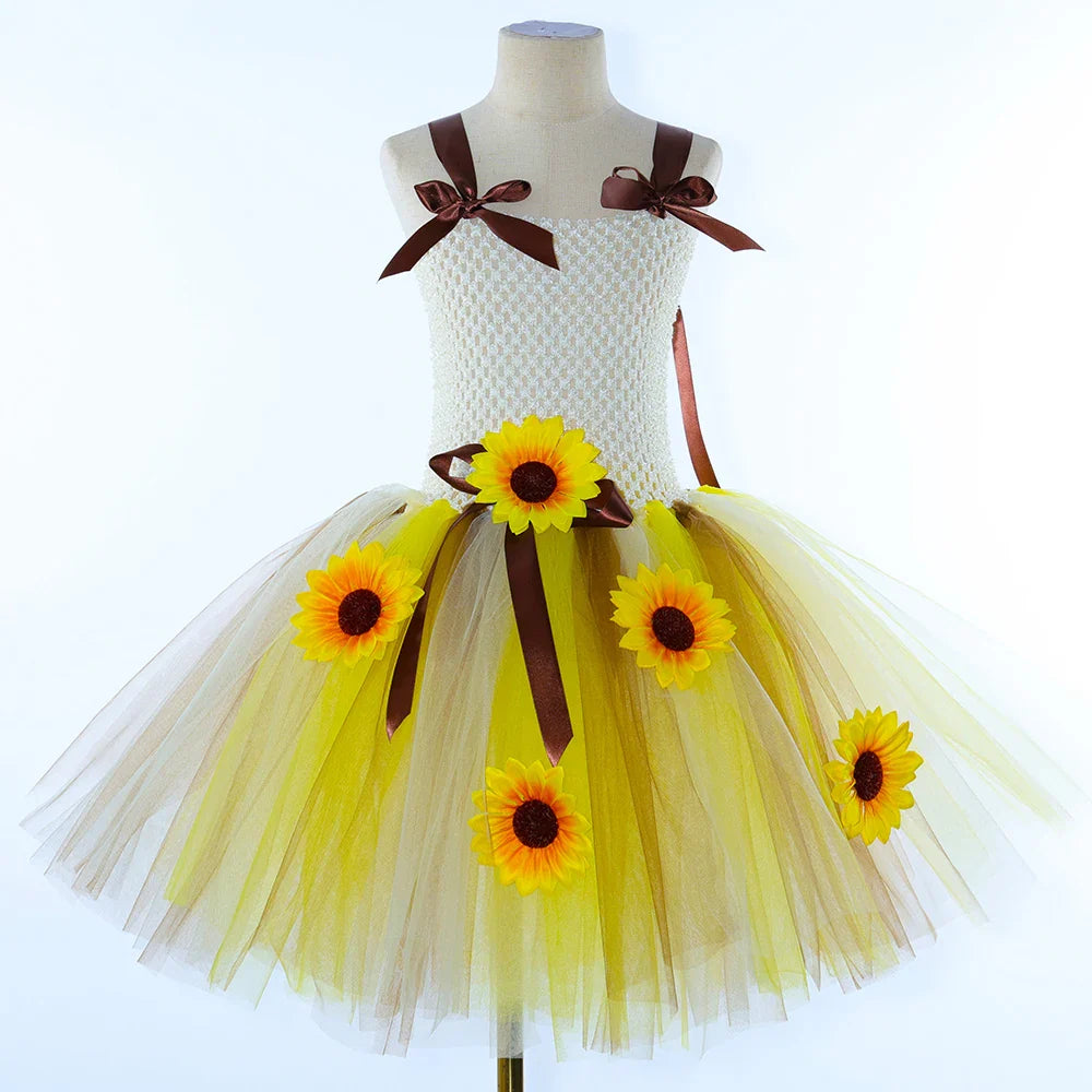 Fantasia Girassol Infantil