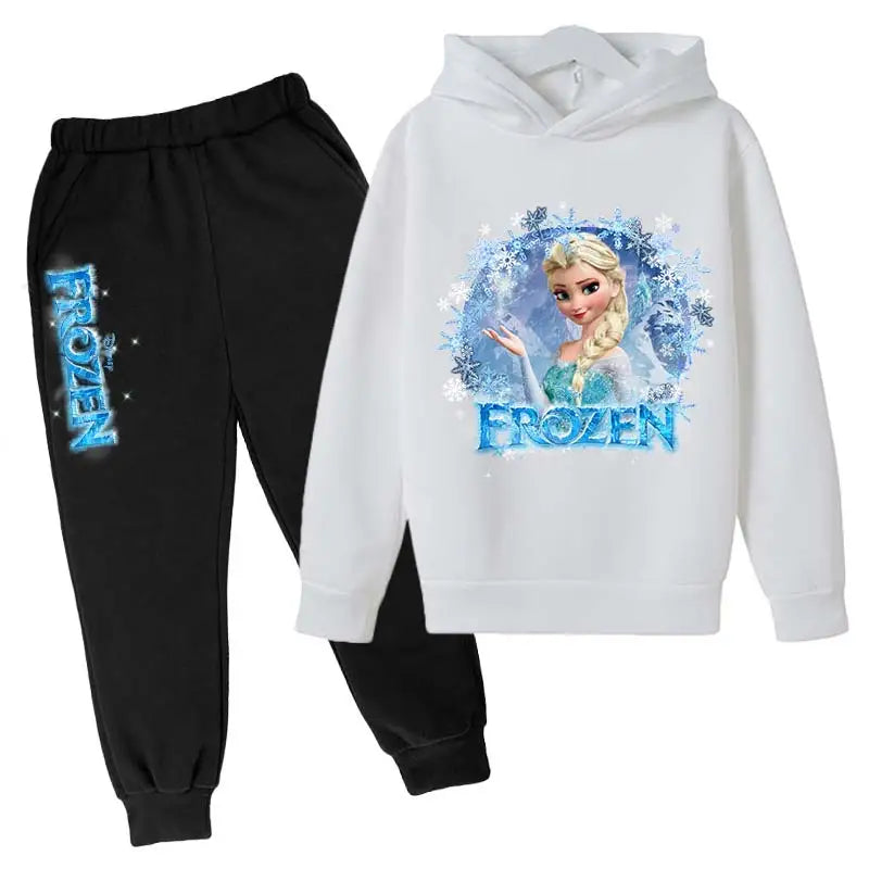Conjunto Infantil de Moletom Frozen - 2 Conjuntos Completos