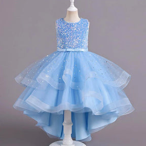 Vestido Infantil Pétalas de Rosa