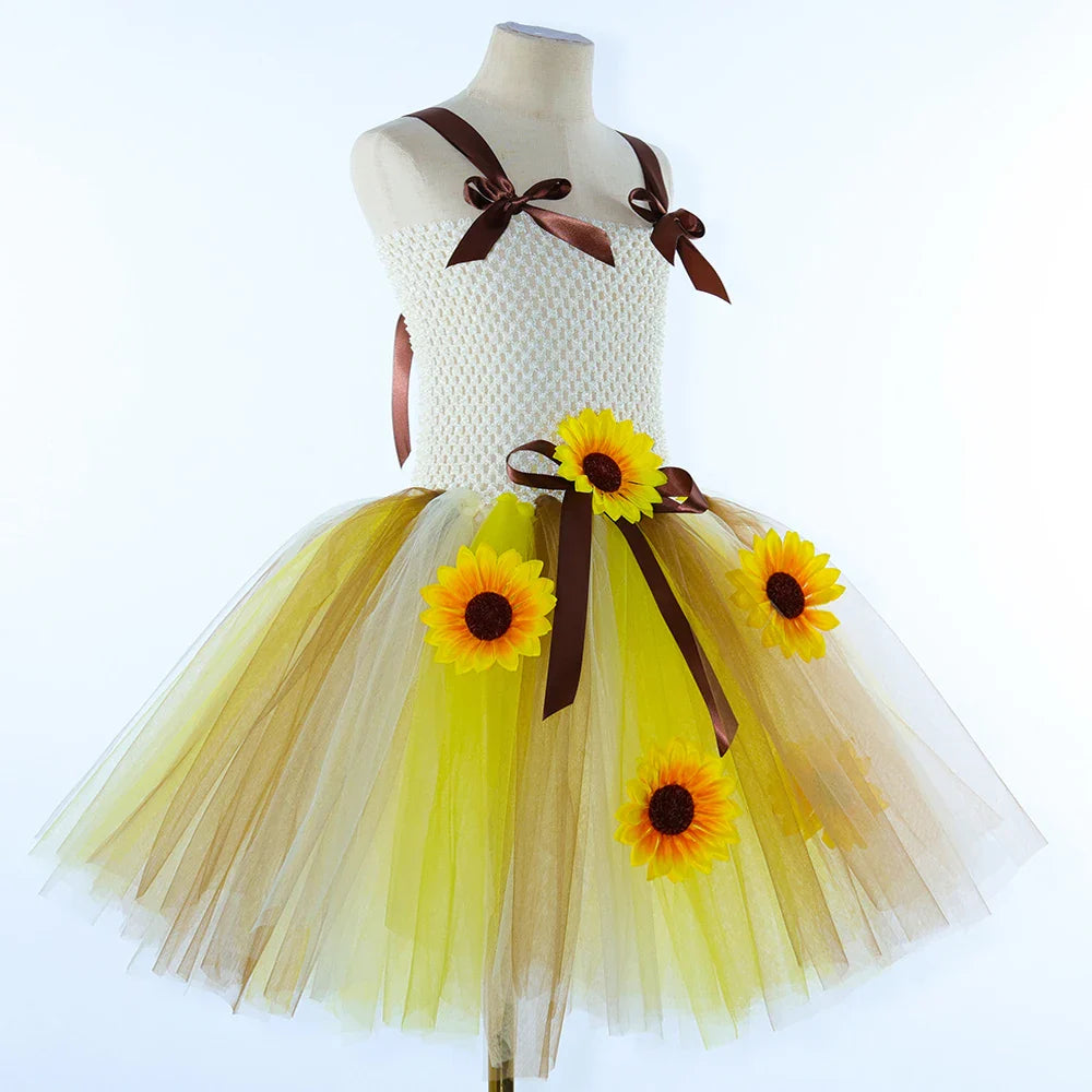 Fantasia Girassol Infantil