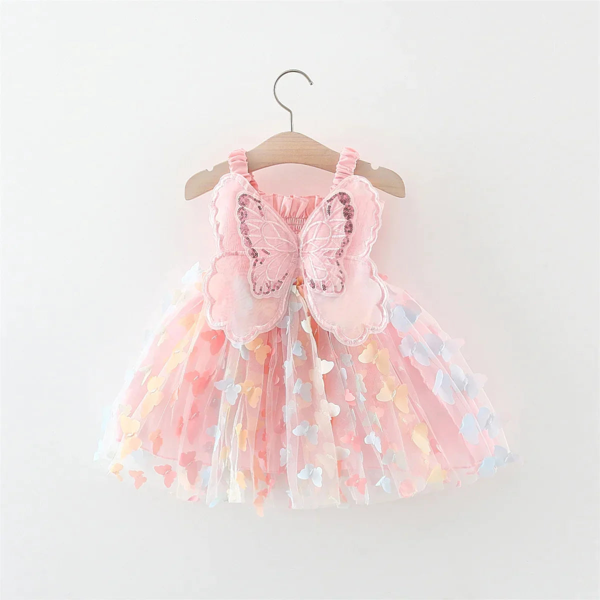 Vestido  Asinha Rosa Infantil