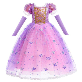 Fantasia Rapunzel Infantil