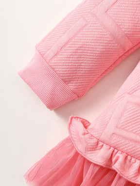 Vestido Rosa Princesa Infantil