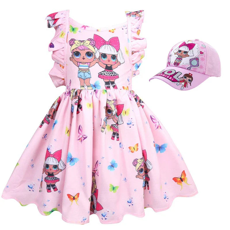 Fantasia Infantil Lol Surprise com Boné