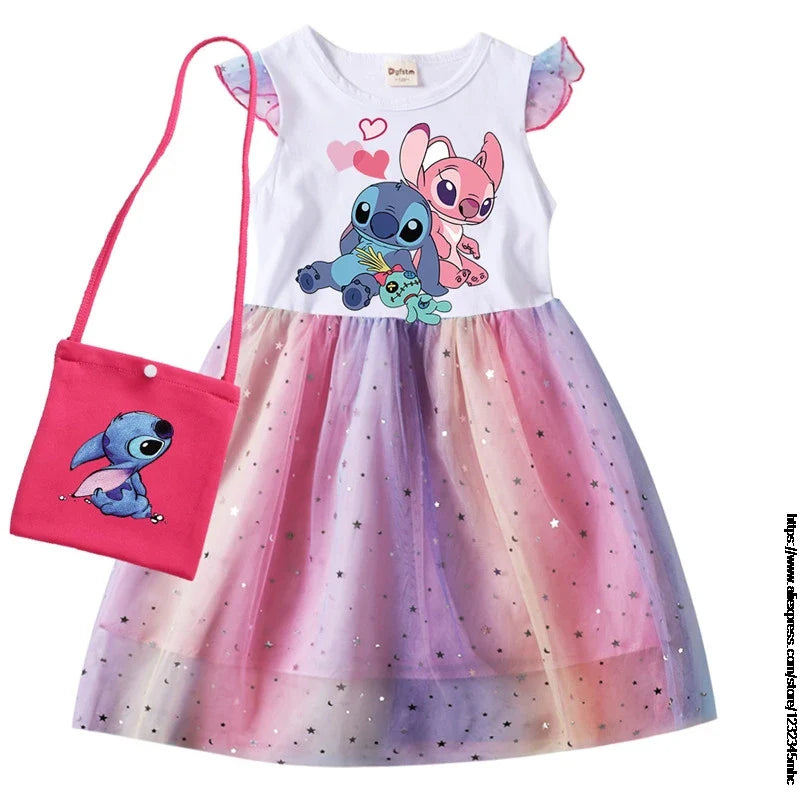 Vestido Stitch com Bolsa