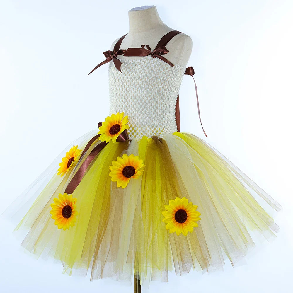Fantasia Girassol Infantil