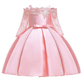Vestido Infantil Renda de Primavera