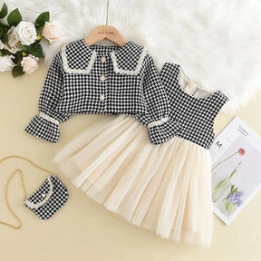 Conjunto Infantil Xadrez com Bolsa