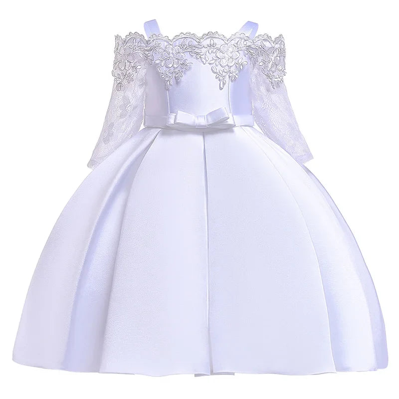 Vestido Infantil Renda de Primavera