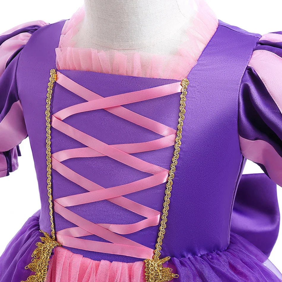 Fantasia Rapunzel Infantil Encantada