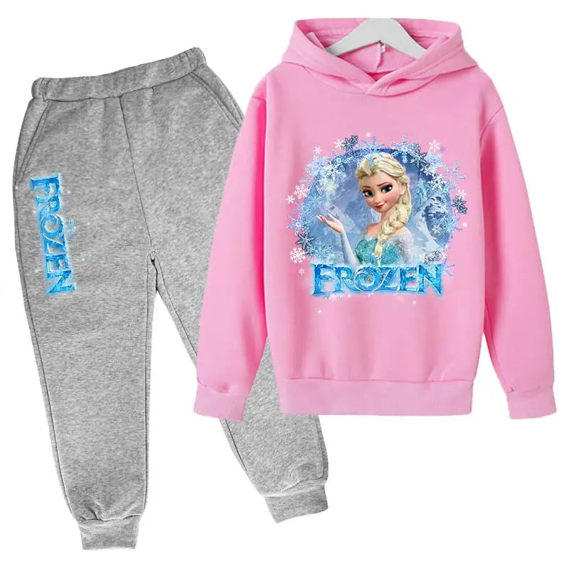 Conjunto Infantil de Moletom Frozen - 2 Conjuntos Completos