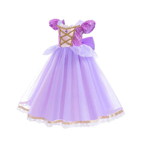 Fantasia Rapunzel Infantil Luxo